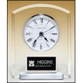 BC961 Clear  Acrylic Clock with Aluminum Base